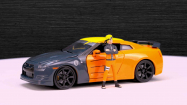 Jada Toys - Naruto 2009 Nissan GT-R 1:24 Jada Toys - Naruto 2009 Nissan GT-R 1:24