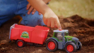 Dickie Toys - FendtTrattore con rimorchio cm. 26 Dickie Toys - FendtTrattore con rimorchio cm. 26