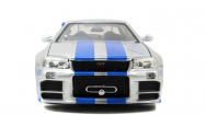 Jada Toys - Fast & Furious 2002 Nissan Skyline  in scala 1:24 